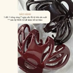 Kẹp Tóc Càng Cua Bạch Tuộc Medusa NHÀ CÚ Size Lớn Vân Đá Phong Cách Phụ Kiện Tóc Hàn Quốc Thanh Lịch 6191 2
