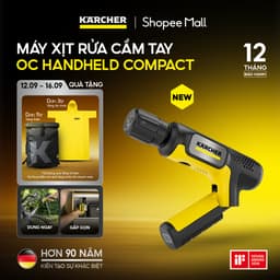 [MỚI 2026] Máy xịt rửa cầm tay gấp gọn Karcher OC Handheld - Động cơ không chổi than - Pin Lithium-ion cao cấp 1