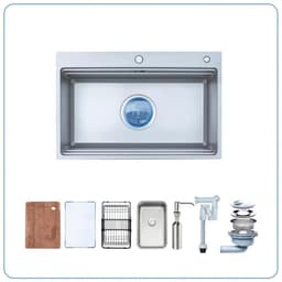 CHẬU RỬA BÁT NOBINOX LIRA NJ560D | Hàng chính hãng | BH 10 NĂM 3