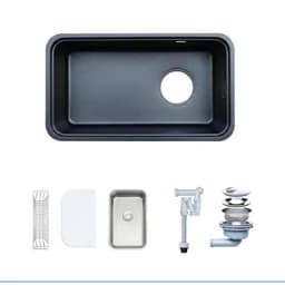 CHẬU RỬA BÁT 1 HỐ NOBINOX NOVA A284B 2