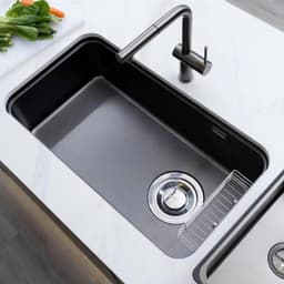 CHẬU RỬA BÁT 1 HỐ NOBINOX NOVA A284B 6