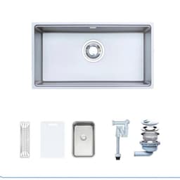 CHẬU RỬA BÁT 1 HỐ NOBINOX ROSA NN974DT | Hàng chính hãng 2