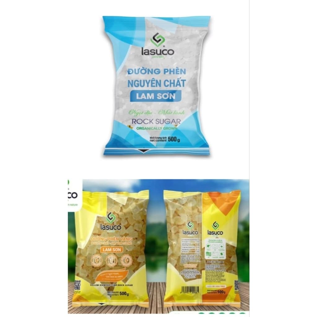 1kg Đường Phèn trắng | vàng Lam Sơn