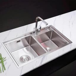 CHẬU RỬA BÁT 2 HỐ NOBINOX LIKEN NL786 5