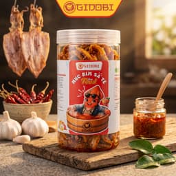 [GIDOBI] Mực Rim Sa Tế - Mực Ăn Liền - Mồi ngon - Ăn Vặt ngon - Đặc Sản Phan Thiết 2