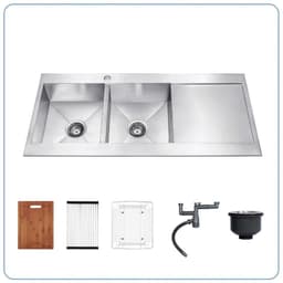 CHẬU RỬA BÁT 2 HỐ NOBINOX LIKEN NL749 2
