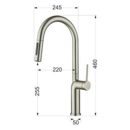 VÒI RỬA BÁT DÂY RÚT NOBINOX ADORA NX992 | Hàng chính hãng 9