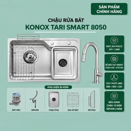 Chậu rửa bát Konox Tari Smart 8050 New 2026 1