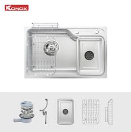 Chậu rửa bát Konox Tari Smart 8050 New 2026 2