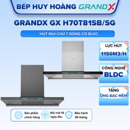 Máy hút mùi GrandX GX H70T81SG/SB, Hàng Chính Hãng, Bảo Hành Toàn Quốc. 1