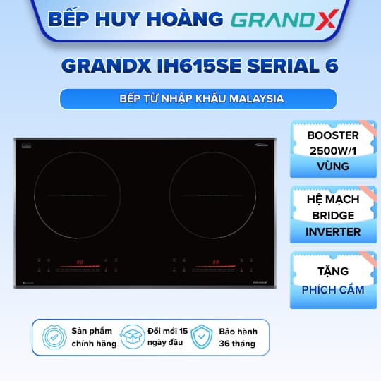 Bếp từ GRANDX IH615SE