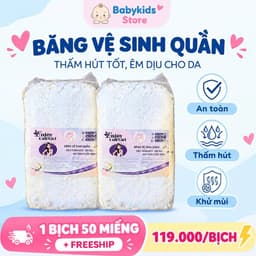 [50 Miếng BỌC RIÊNG] BĂNG VỆ SINH Quần, Bỉm Quần Cho Mẹ  Sau Sinh, Phụ Nữ Đến Tháng, Thoải Mái Vận Động Đủ Size 35-80KG 1