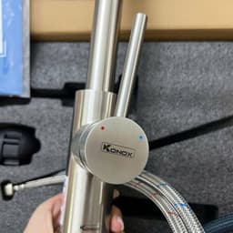 Vòi rửa bát dây rút Konox Reno Smart 4