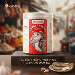[GIDOBI]Cá Bống Biển Rim Tỏi – Mặn Ngọt Đậm Đà Ăn Hao Cơm (Hũ 100g-200g, HSD 12 Tháng)Đặc Sản Phan Thiết, Ăn liền. 5