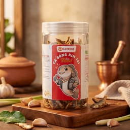 [GIDOBI]Cá Bống Biển Rim Tỏi – Mặn Ngọt Đậm Đà Ăn Hao Cơm (Hũ 100g-200g, HSD 12 Tháng)Đặc Sản Phan Thiết, Ăn liền. 4