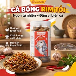 [GIDOBI]Cá Bống Biển Rim Tỏi – Mặn Ngọt Đậm Đà Ăn Hao Cơm (Hũ 100g-200g, HSD 12 Tháng)Đặc Sản Phan Thiết, Ăn liền. 3
