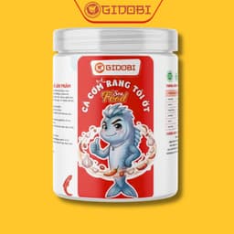 [GIDOBI]Cá Cơm Rang Tỏi Ớt – Cay nồng đậm vị(Hũ 100g-200g, HSD 12 Tháng) Đặc Sản Phan Thiết, Ăn liền. 6