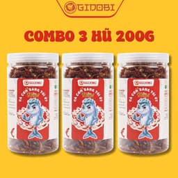 [GIDOBI]Cá Cơm Rang Tỏi Ớt – Cay nồng đậm vị(Hũ 100g-200g, HSD 12 Tháng) Đặc Sản Phan Thiết, Ăn liền. 9