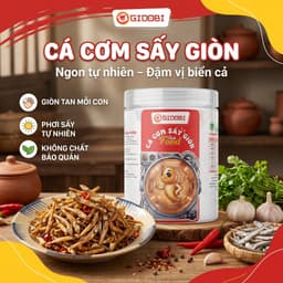 [GIDOBI] Cá cơm sấy giòn - chuẩn xuất khẩu - 100g-200g đồ ăn vặt ngon giá rẻ Đặc Sản Phan Thiết 4