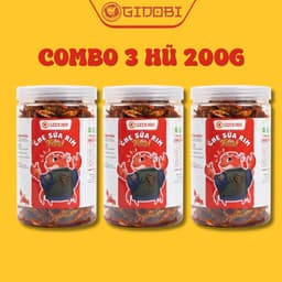 [GIDOBI] Ghẹ Sữa Rim Gia Vị Xóc Đều, có càng giòn ngon - Đồ Ăn Vặt Thơm Ngon Thấm Vị Đặc Sản Phan Thiết 9