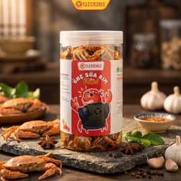 [GIDOBI] Ghẹ Sữa Rim Gia Vị Xóc Đều, có càng giòn ngon - Đồ Ăn Vặt Thơm Ngon Thấm Vị Đặc Sản Phan Thiết 3