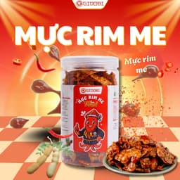 [GIDOBI] Mực rim me Phan Thiết cay ít 200g – Vị chua ngọt cay hài hòa, mực tươi ngon, ăn liền tiện lợi-ăn vặt ngon rẻ 1