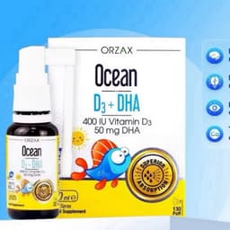 Ocean D3 DHA nhập khẩu Châu Âu, Dạng xịt tiện lợi, tăng chiều cao,phát triển trí não và thị lực|20ml 1
