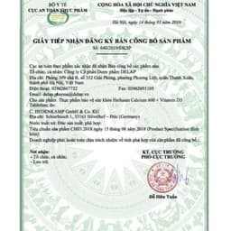 Heilusan Calcium 600 + Vitamin D3 ( Hộp 48 viên )- Hỗ trợ hấp thụ canxi giúp răng và xương chắc khoẻ 3