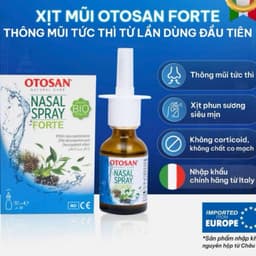 Xịt Mũi Otosan Nasal Spray Forte Lọ 30ml Giảm Ngay Tắc Nghẹt Chảy Nước Mũi Phục Hồi Niêm Mạc 2