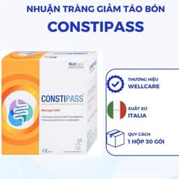 Bột Nhuận Tràng Constipass -( Hộp 20 Gói )- Hỗ Trợ Nhuận Tràng, Khắc Phục Chứng Táo Bón, Dành Cho Trẻ Em Và Người Lớn 1