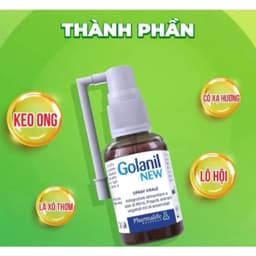 GOLANIL NEW (30ml) Xịt Họng Hỗ Trợ Làm Dịu Họng, Giảm Ho Do Viêm Đường Hô Hấp Trên. Tăng khả năng đề kháng 1