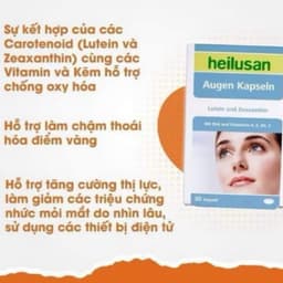 Viên Uống Bổ Mắt Heilusan Augen Kapseln - Hỗ Trợ Cải Thiện Thị Lực, Giảm Nhức Mỏi Mắt 30 Viên/Hộp 3