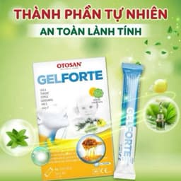 Gel ngậm họng Otosan Throat Gel Forte (hộp 12 gói] Hỗ trợ giảm ho, viêm họng, đau rát họng 1