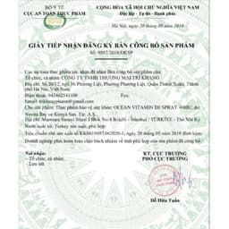 Vitamin Ocean D3 - dạng vòi xịt nhỏ giọt dễ sử dụng nhập khẩu từ Châu Âu ( Chai 20ml ) 2
