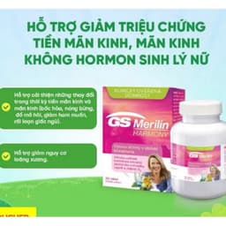 GS Merilin ( Hộp 30 viên ) Hỗ trợ cân bằng nội tiết tố nữ, cho phụ nữ tiền mãn kinh và mãn kinh , Cộng Hòa Séc 1