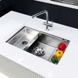 CHẬU RỬA BÁT 1 HỐ NOBINOX ROSA NN974DT | Hàng chính hãng 4
