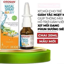 Xịt Mũi Otosan Nasal Spray Baby 20ml Cho Bé Hỗ Trợ Làm Sạch Mũi Giảm Nghẹt Mũi Chảy Nước Mũi 1