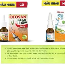 Xịt Mũi Otosan Nasal Spray Baby 20ml Cho Bé Hỗ Trợ Làm Sạch Mũi Giảm Nghẹt Mũi Chảy Nước Mũi 2