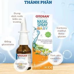 Xịt Mũi Otosan Nasal Spray Baby 20ml Cho Bé Hỗ Trợ Làm Sạch Mũi Giảm Nghẹt Mũi Chảy Nước Mũi 5