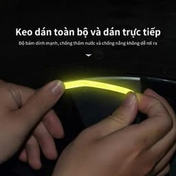 Bộ 20 Miếng Dán Phản Quang Màu Cầu Vồng Chống Thấm Nước Trang Trí Vành Bánh Xe 7
