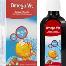 OMEGA VIT ĐỎ Bổ Sung Omega, DHA ,Khoáng Chất tốt Cho Não Bộ Và Mắt cho bé 3