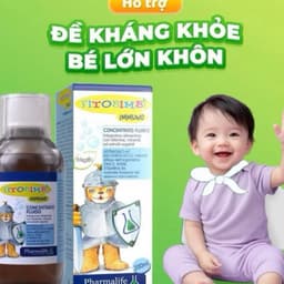 FITOBIMBI IMMUNO ( Chai 200ml) Siro Tăng Đề Kháng Cho Bé Hỗ Trợ Miễn Dịch và Phòng Ngừa Bệnh Vặt 1