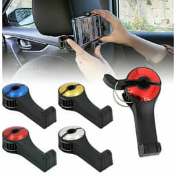 Móc treo đồ treo sau ghế ô tô Kiêm Giá đỡ điện thoại Caf Hook và Giá đỡ cốc nước điện thoại kiêm 2 móc treo 2
