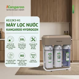 Máy Lọc Nước Kangaroo Hydrogen KG12K3-H1, 12 Lõi Lọc RO Vortex, Tạo Hydrogen, Để Gầm Tủ Bếp Công Suất 18L/H 3