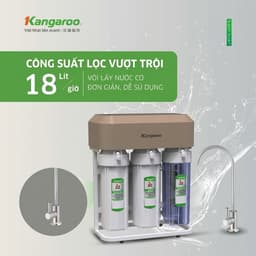 Máy Lọc Nước Kangaroo Hydrogen KG12K3-H1, 12 Lõi Lọc RO Vortex, Tạo Hydrogen, Để Gầm Tủ Bếp Công Suất 18L/H 6