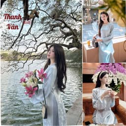 Áo Dài Cách Tân Dáng Suông Chiêu Dao, Áo Dài Họa Tiết Thanh Lịch Dáng Suông Sang Trọng - Áo Dài AiiU 2