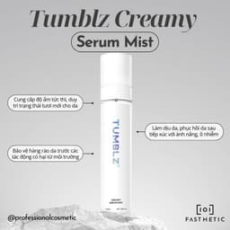 Xịt dưỡng Tumblz Creamy Serum Mist Cấp Ẩm Làm Dịu Da Căng Bóng Tự Nhiên 100ml 4