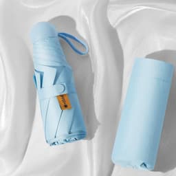 Ô Dù Mini Gấp Gọn Chống Nắng UV UPF50+ 95cm, Siêu Nhẹ 220g Kèm Hộp Đựng, Dù Du Lịch Nam Nữ 7