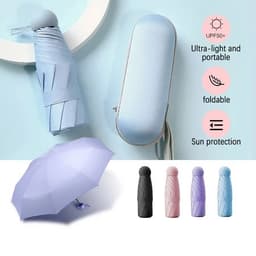 Ô Dù Mini Gấp Gọn Chống Nắng UV UPF50+ 95cm, Siêu Nhẹ 220g Kèm Hộp Đựng, Dù Du Lịch Nam Nữ 4