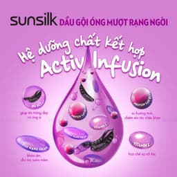 Sunsilk Dầu Xả Óng Mượt Rạng Ngời 140g | Dưỡng Tóc Mềm Mượt, Giảm Rối 2
